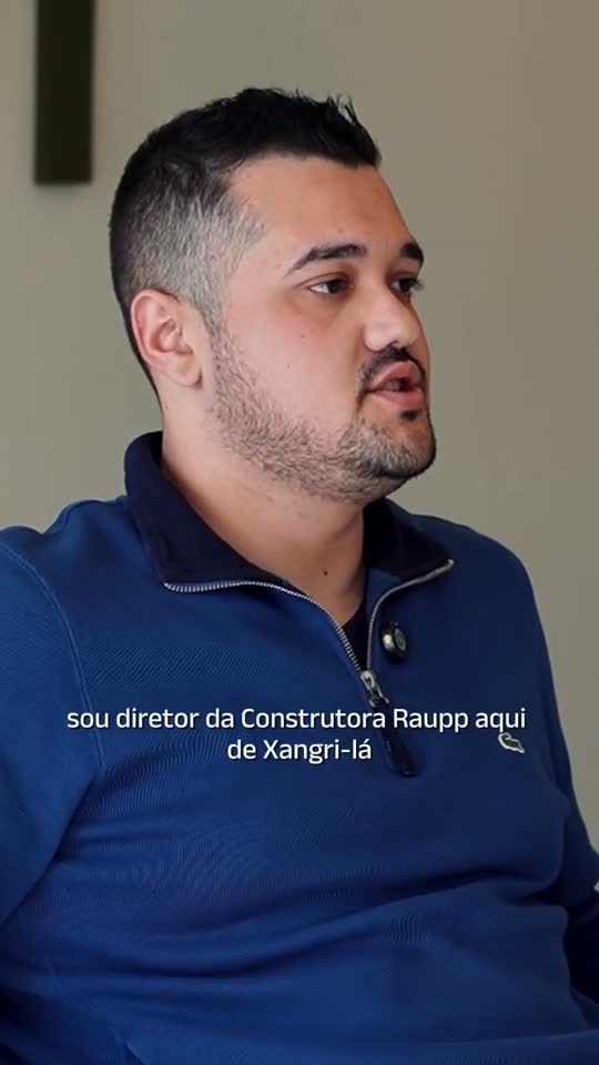 Rennan Raupp, diretor da Construtora Raupp, em entrevista